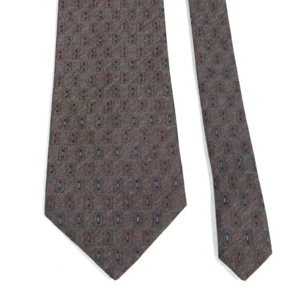 PIATTELLI UOMO Men's 100% Silk Tie Made in U.S.A. 56.5‎ Inches